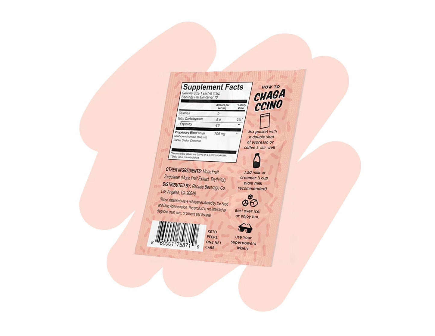 Chagaccino Single Serve Packets Box of 10 - TCV Wholesale