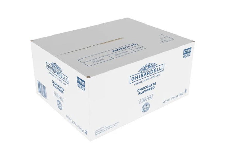 Ghiradelli Double Chocolate Frappe Classico Powder - 10 lb Box - TCV Wholesale