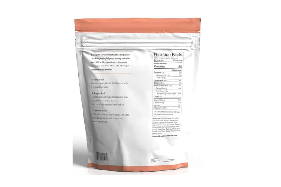 Pacific Chai Spice Chai Latte - 3 lbs - TCV Wholesale