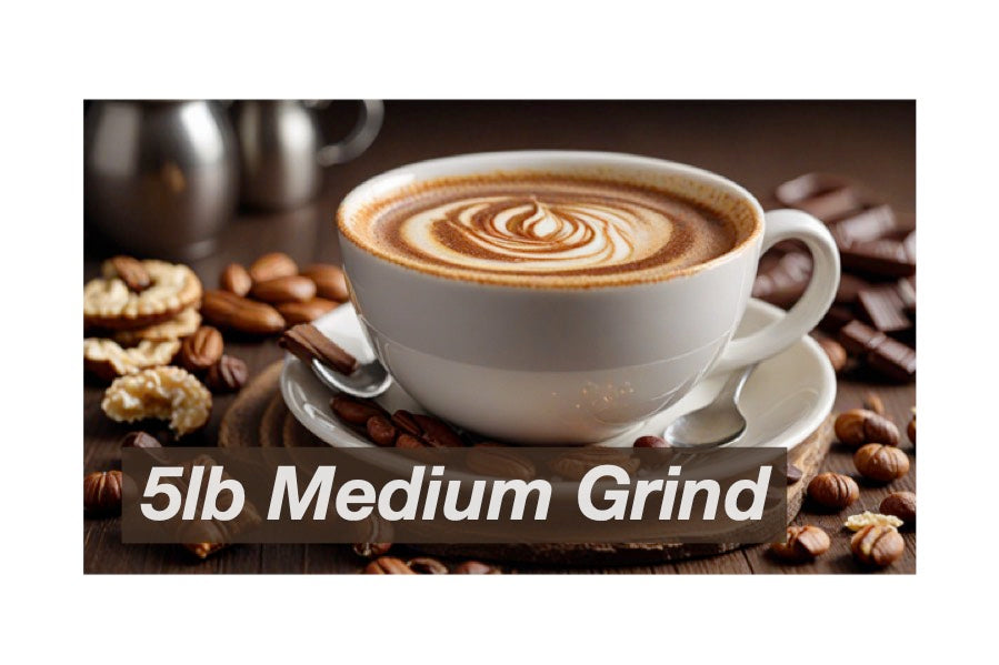 Flavored Coffee - Medium Grind (Auto Drip)- 5 lbs - TCV Wholesale