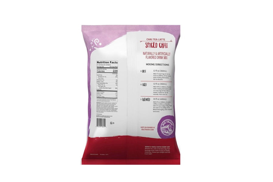 Big Train Chai Tea Latte - Bulk 3.5 lb Bag - TCV Wholesale