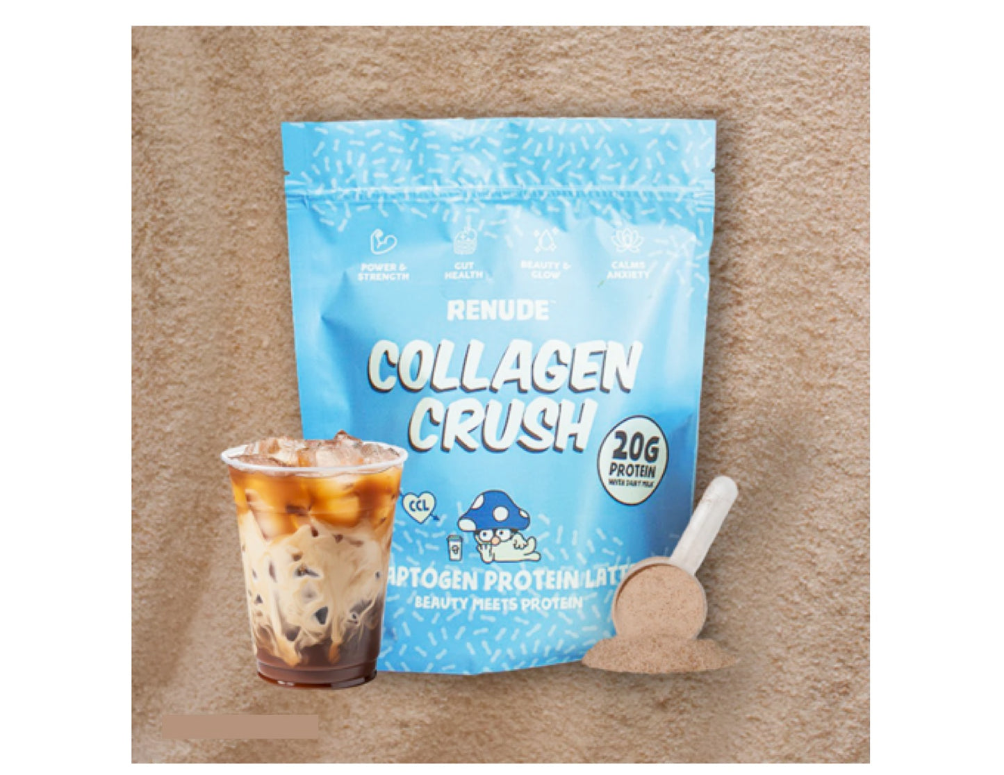 Collagen Crush - Adaptogen Protein Latte Blend - TCV Wholesale