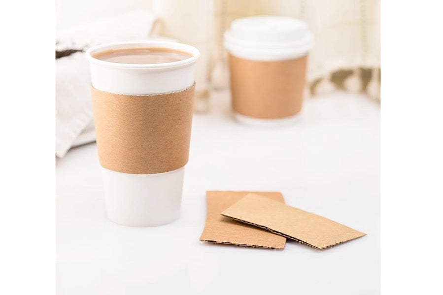 Cup Jacket for 10-24oz Hot Cups [1000 count] - TCV Wholesale
