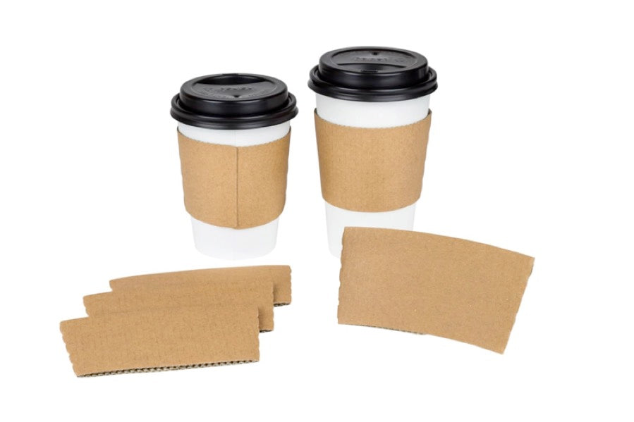 Cup Jacket for 10-24oz Hot Cups [1000 count] - TCV Wholesale