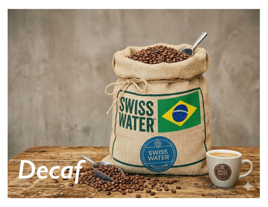 Swiss Mountain Water DECAF Brazil Coffee - Chemical Free Decaffination! - TCV Wholesale